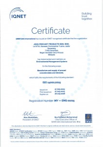 ISO IQNet 14001